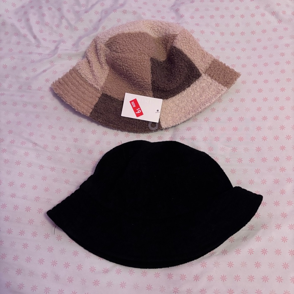 Black & Checkered Bucket Hats